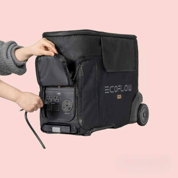 Сумка для переноски портативной электростанции EcoFlow Delta Pro / Защищает от воды, мусора и повреждений во время движения